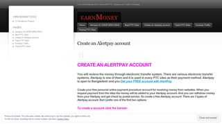 
                            2. Create an Alertpay account | earnMoney