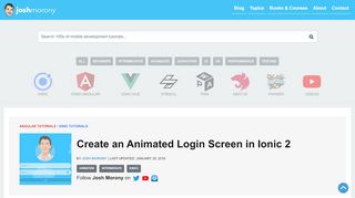 
                            2. Create an Animated Login Screen in Ionic 2 | joshmorony ...