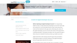 
                            7. Create an Apple Developer Account – Help Center