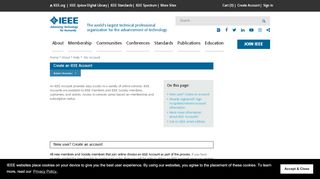 
                            1. Create an IEEE Account - IEEE