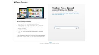 
                            11. Create an iTunes Connect account for Apple Books