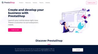 
                            8. Create and develop your business with PrestaShop