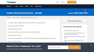 
                            1. create chimical search box - joomla | Java | Joomla ...