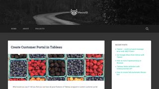 
                            8. Create Customer Portal in Tableau - meowBi