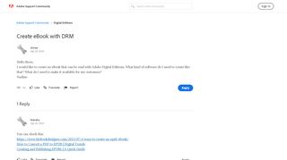 
                            8. Create eBook with DRM | Adobe Community
