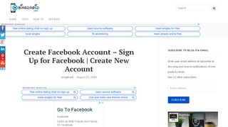 
                            6. Create Facebook Account - Sign Up for Facebook | …