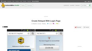 
                            10. Create Hotspot With Login Page: 4 Steps - instructables.com