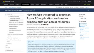 
                            11. Create identity for Azure app in portal | Microsoft Docs