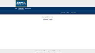 
                            3. Create Login - Admiral Merchants