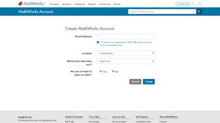 
                            1. Create MathWorks Account