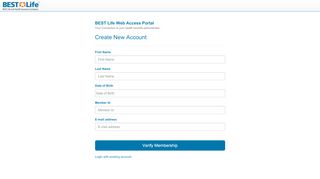 
                            9. Create New Account - BEST Life