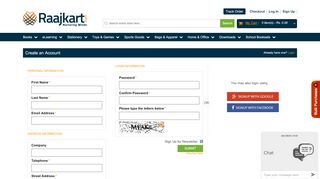 
                            4. Create New Customer Account - Raajkart.com