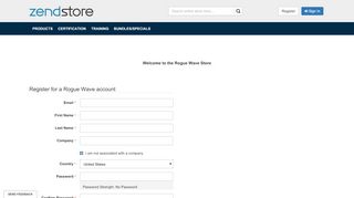 
                            7. Create New Customer Account - roguewave.com