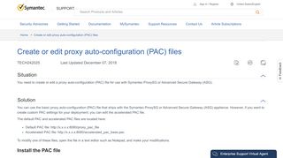 
                            7. Create or edit proxy auto-configuration (PAC) files