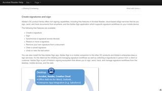 
                            6. Create signatures and sign — Acrobat Reader Help