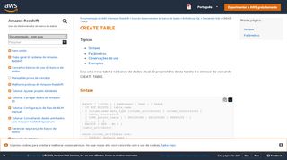 
                            6. CREATE TABLE - Amazon Redshift