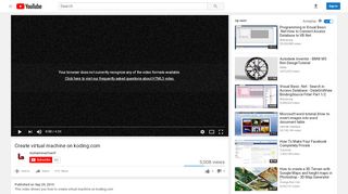 
                            9. Create virtual machine on koding.com - YouTube
