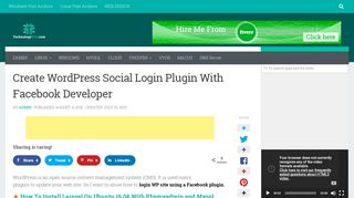 
                            6. Create WordPress Social Login Plugin With …