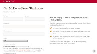 
                            8. Create Your Account: Safari - learning.oreilly.com