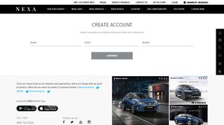 
                            1. Create Your Account to Login | NEXA