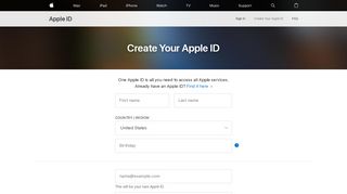 
                            9. Create Your Apple ID