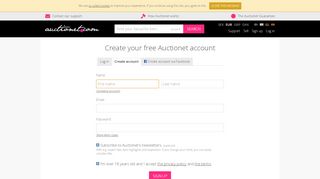 
                            4. Create your free Auctionet account - Auctionet