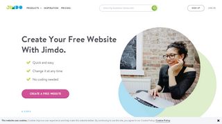 
                            5. Create your free, personal website - Jimdo