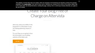 
                            1. Create your free Wordpress Blog | Altervista