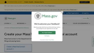 
                            2. Create your MassTaxConnect individual account | Mass.gov