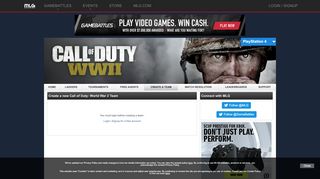 
                            4. Create Your Own Call of Duty: World War 2 Team & Compete ...