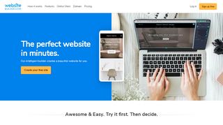 
                            5. Create Your Own Free Website in Minutes | Websitebuilder