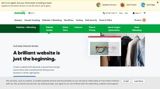 
                            9. Create Your Own Website in Minutes GoDaddy MY