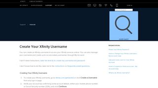 
                            4. Create Your Xfinity Username