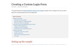 
                            5. Creating a Custom Login Form - Spring
