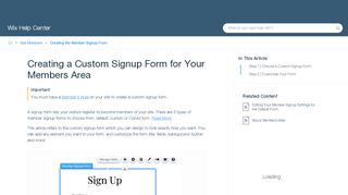 
                            2. Creating a Custom Signup Form for Your Members Area ...