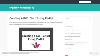 
                            9. Creating A KWL Chart Using Padlet – englishwithmslindsey