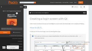 
                            5. Creating a login screen with Qt - Qt5 C++ GUI Programming ...