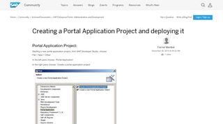 
                            3. Creating a Portal Application Project and deploying it - SAP ...