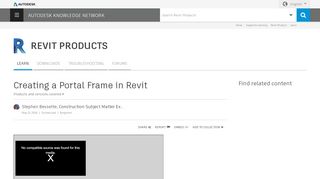 
                            2. Creating a Portal Frame in Revit | Revit Products 2017 | Autodesk ...