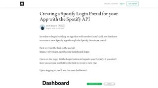 
                            8. Creating a Spotify Login Portal for your App with the ...