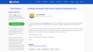 
                            5. Creating a wholesale order form to embed in Squarespace site - JotForm