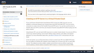 
                            3. Creating an SFTP Server in a Virtual Private Cloud - AWS ...