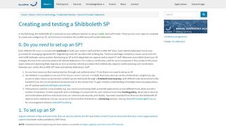 
                            5. Creating and testing a Shibboleth SP | CLARIN ERIC