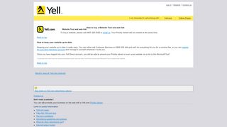 
                            5. Creating, buying and updating your website with Yell.com ...