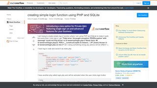 
                            7. creating simple login function using PHP and SQLite ...