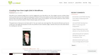 
                            3. Creating Your Own Login Link in WordPress - Digital Inkwell