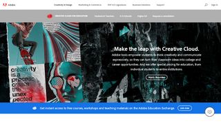 
                            10. Creative Cloud for education | Educational institutions - Adobe
