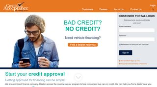 
                            7. Credit Acceptance: Bad or No Credit Subprime Auto Financing