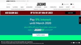 
                            2. Credit Account for Men's Fashion & Tech | Jacamo