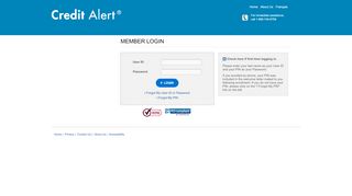 
                            8. Credit Alert - Member Login - secure.alertservice.ca